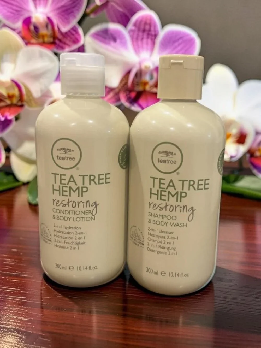 Paul Mitchell Hemp Tea Tree Restoring Shampoo Body Wash Conditioner Body Lotion